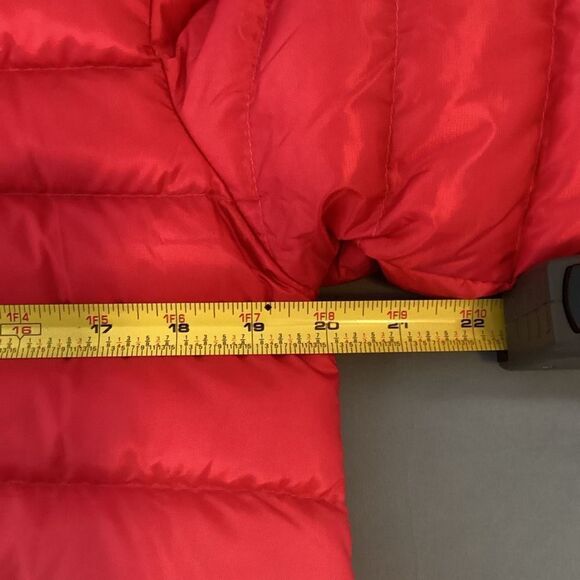 Girls Eddie Bauer reversible Ombre Puffer Jacket pink large (13/16) - Picture 9 of 9